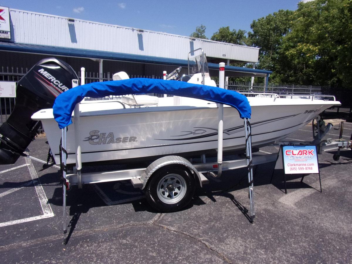 Used 2012 SeaChaser / Carolina Skiff 1800 CC with Mercury 90 4-stroke with only 20 hours!
