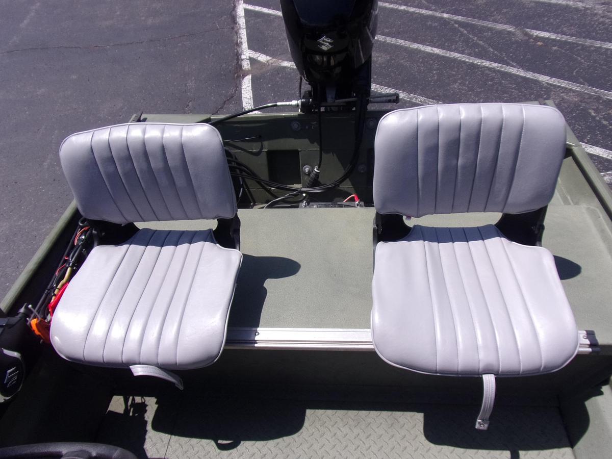Used 2015 SeaArk 1652 Side Console with low hour, 2023 Suzuki DF 50 4-stroke