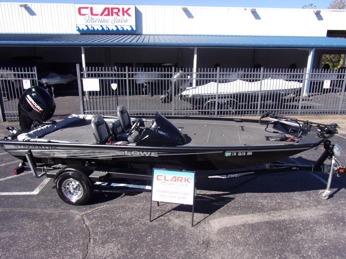 Used 2021 Lowe 175 C Stinger with Mercury 60 CT and engine warrnanty until Feb. 2029