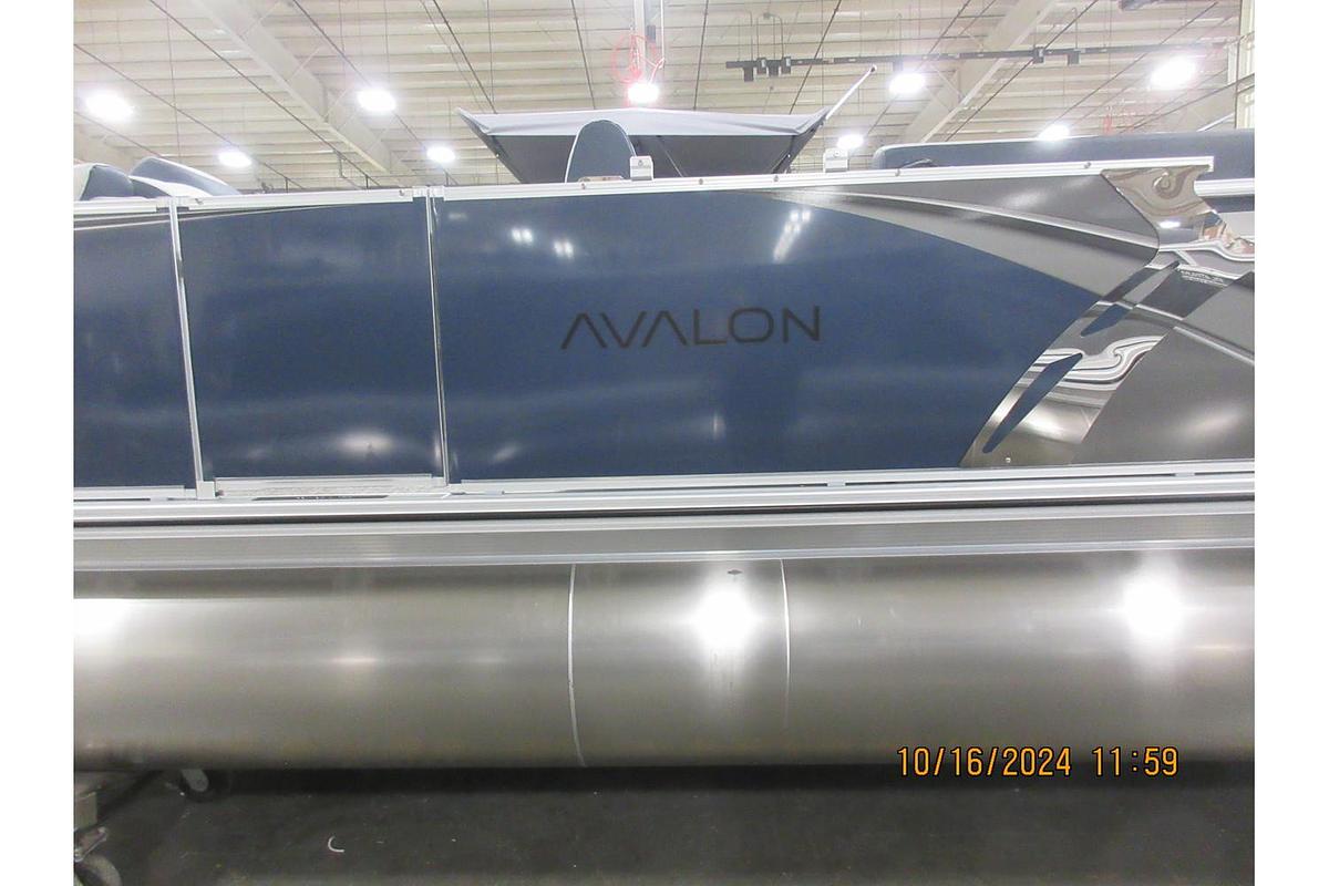 2025 Avalon 25 LSZ Quad Lounger Shift triple log with Mercury 250 Pro XS 4-stroke