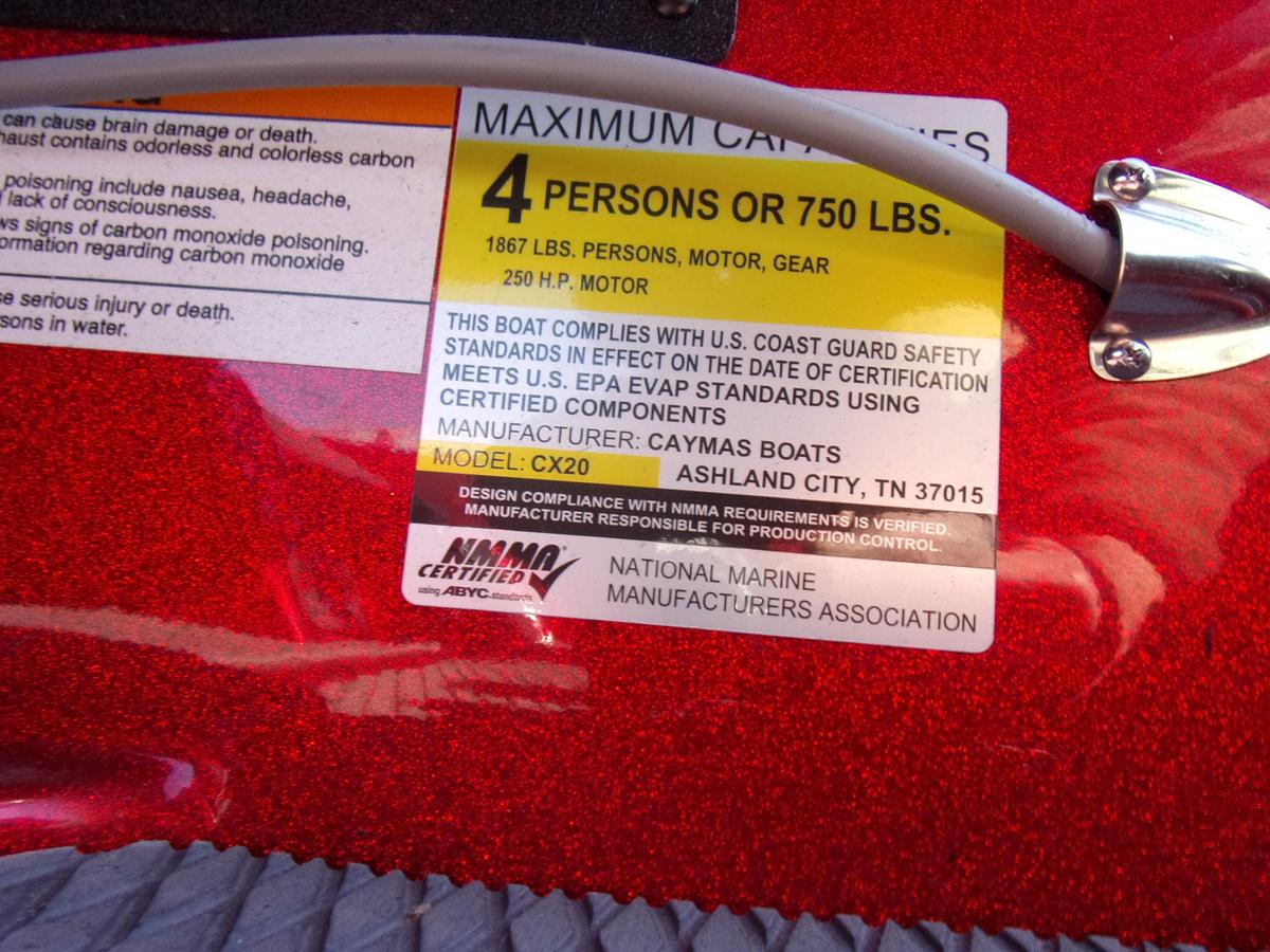 New, 2025 Caymas CX 20 with Mercury 250 L Pro XS