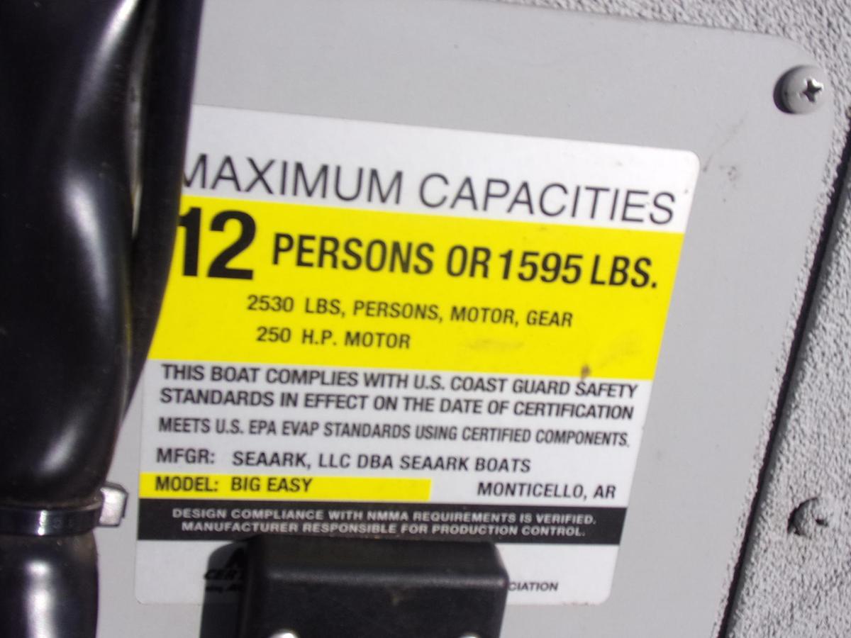 Used 2022 SeaArk Big Easy - with only 3 hours!