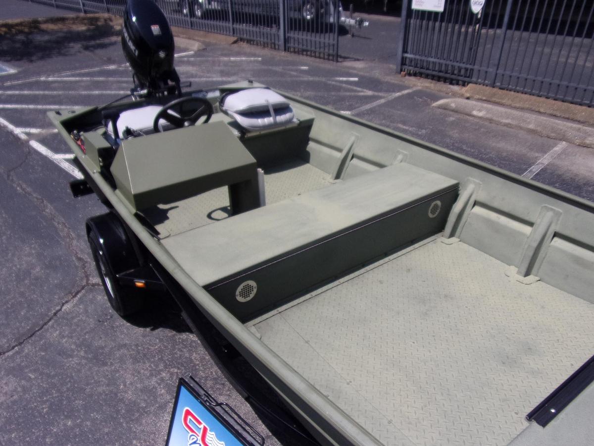 Used 2015 SeaArk 1652 Side Console with low hour, 2023 Suzuki DF 50 4-stroke