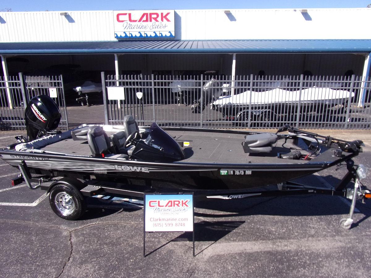 Used 2021 Lowe 175 C Stinger with Mercury 60 CT and engine warrnanty until Feb. 2029