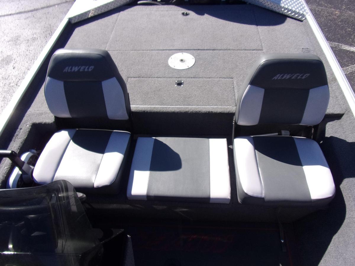 Used 2023 Alweld 1860 VV FC with Mercury 150 Pro XS Jet with warranty and MinnKota Ultrex