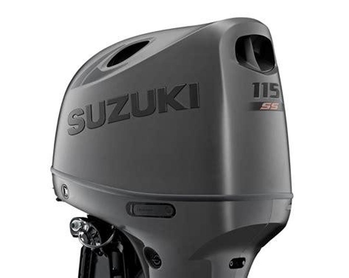 2026 Suzuki Marine DF 115 SS - IN STOCK and ON SALE.  INCLUDES A FREE SOLAS STAINLESS PROP.