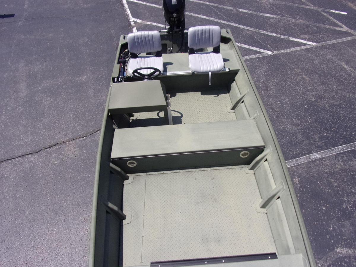 Used 2015 SeaArk 1652 Side Console with low hour, 2023 Suzuki DF 50 4-stroke