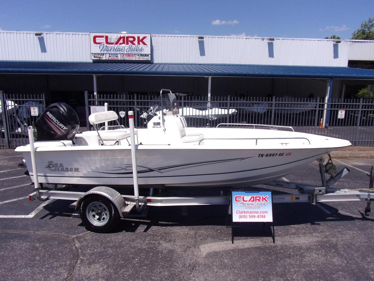 Used 2012 SeaChaser / Carolina Skiff 1800 CC with Mercury 90 4-stroke with only 20 hours!