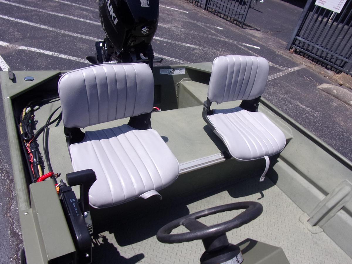 Used 2015 SeaArk 1652 Side Console with low hour, 2023 Suzuki DF 50 4-stroke