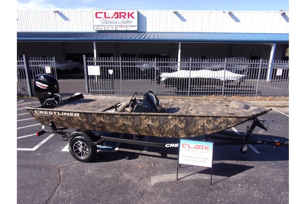 2025 Crestliner 1700 Storm jet drive