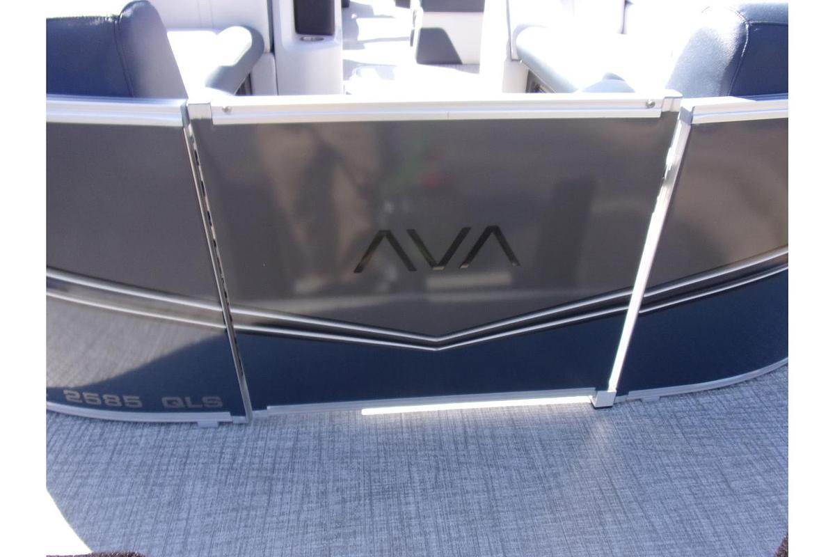 2025 Avalon 25 LSZ Quad Lounger Shift triple log with Mercury 250 Pro XS 4-stroke