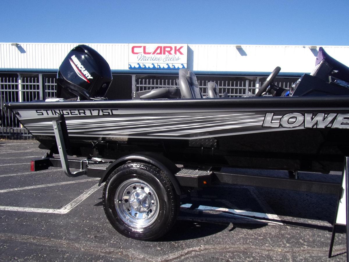 Used 2021 Lowe 175 C Stinger with Mercury 60 CT and engine warrnanty until Feb. 2029