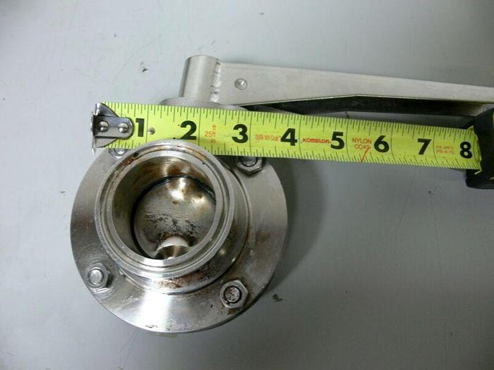 Used Waukesha Cherry-Burrell Butterfly Valve 2"