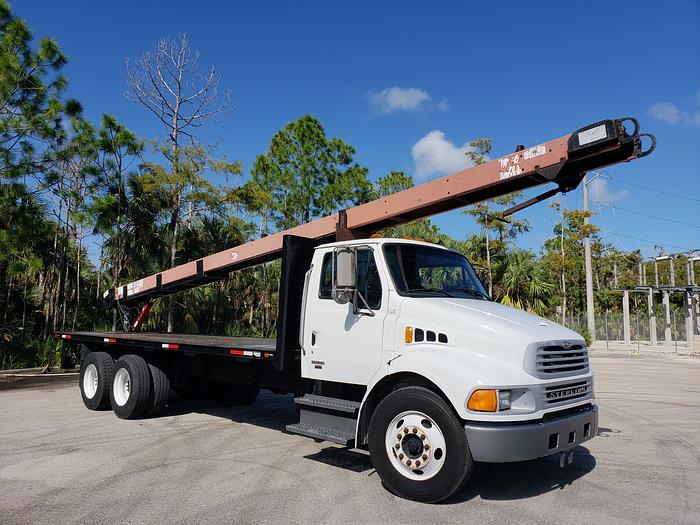 Used 2007 Sterling Acterra Flatbed w/ Cleasby Roofing Conveyor