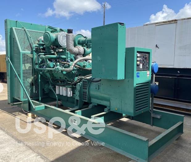 0.60 MW 2002 New Cummins GTA38G1 Natural Gas Generator Sets