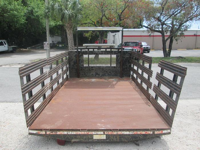 Used 12' Flat Bed Stake Body Truck Bed