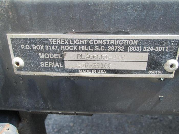 Used 2007 Terex RL4060D1-4MH Light Tower