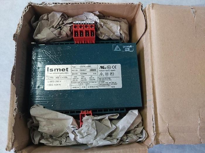 Einphasen-Steuer-Trenntransformator, 400/230V 4,34A, CSTN 1000, Ismet,  neuwertig