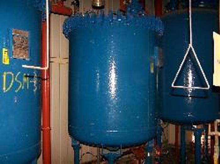 Used Pfaudler 300 gallon #5015 glass lined vacuum receiver