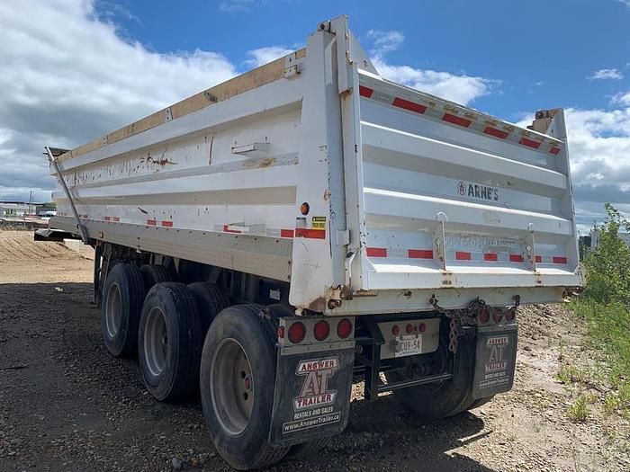 Used 2014 Arne's Tridem End Dump Gravel Trailer