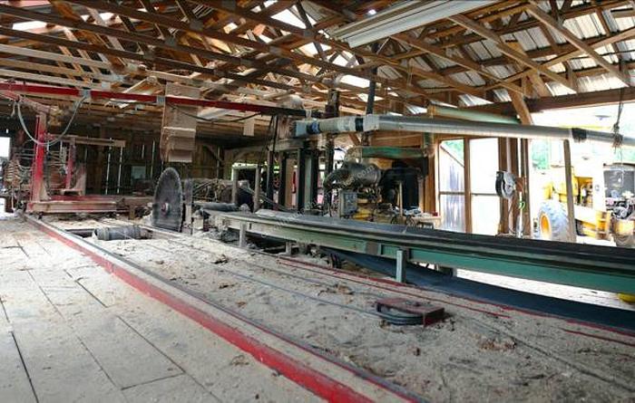 Used Complete Operation Sanborn Sawmill