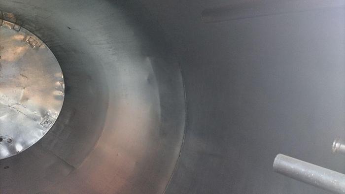 Used Tank, 2,400 Gallon, S/st, Cone Bottom, On Legs #S744781