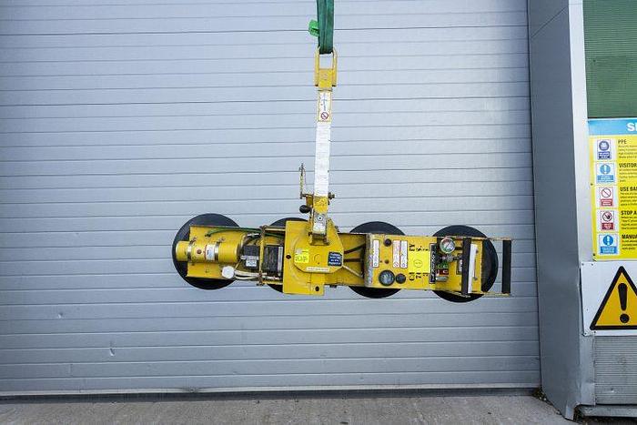 Used 2004 Wood's Powr-Grip P11104 Glass Vacuum Lifter