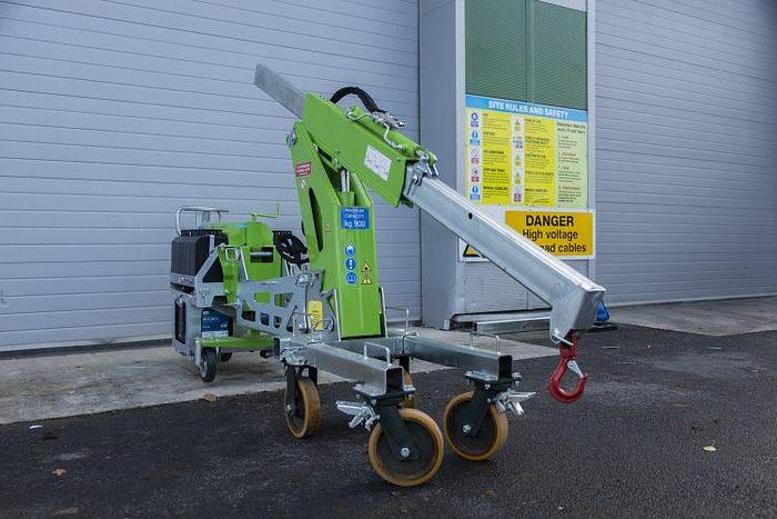 Used JMG Green Lifter Floor Crane
