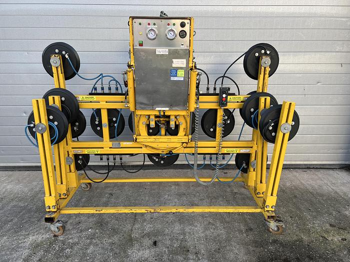 Used 2016 Hydraulica 1200-B Glass Vacuum Lifter