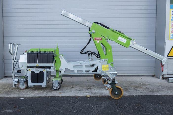Used JMG Green Lifter Floor Crane