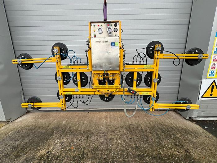 Used 2016 Hydraulica 1200-B Glass Vacuum Lifter