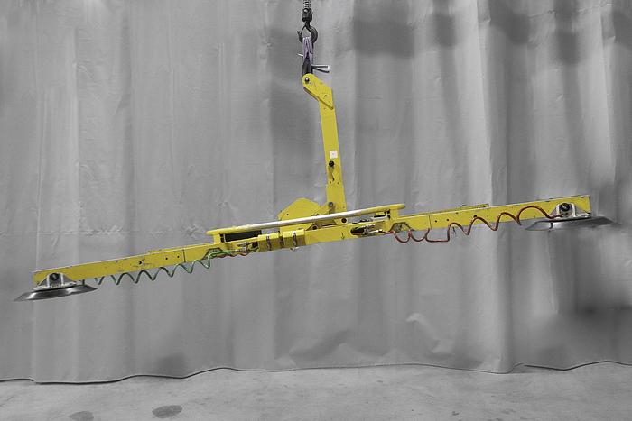 Used 2014 Wood's Powr-Grip MRTA6 Glass Vacuum Lifter
