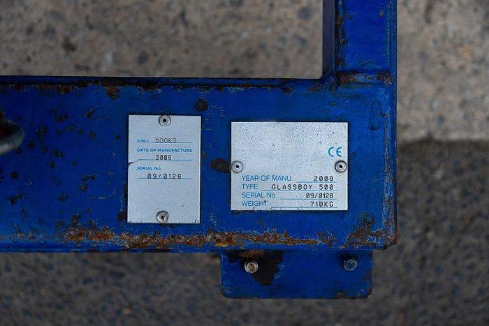 Used Sold - 11/22 - 2009 KS Glassboy 500 Floor Crane