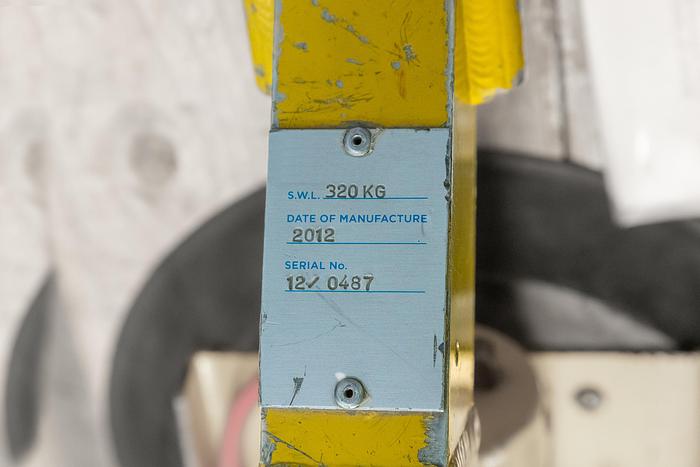 Used 2012 Wood's Powr-Grip P11104 Glass Vacuum Lifter