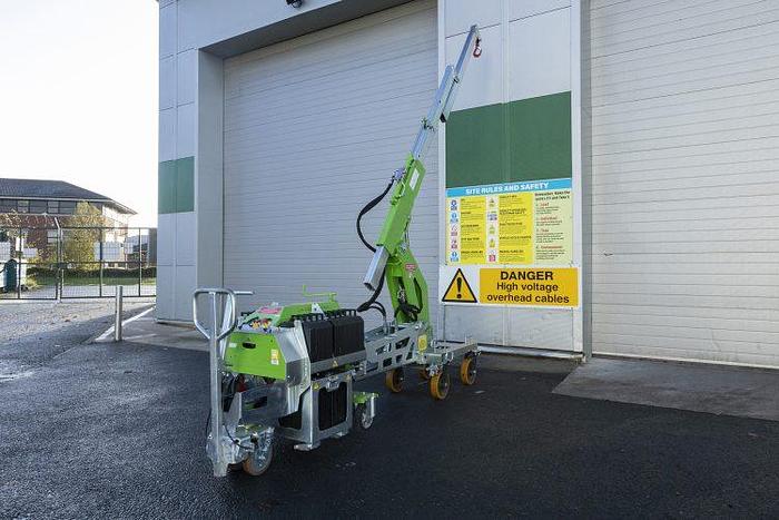 Used JMG Green Lifter Floor Crane