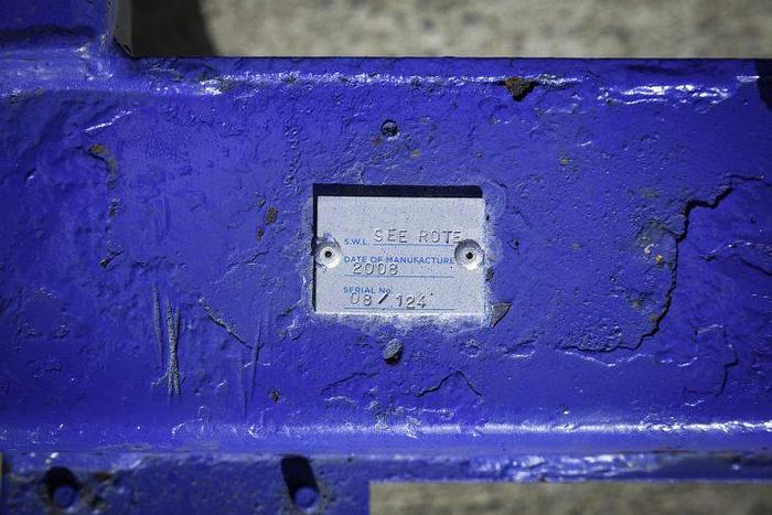 Used 2008 KS Glassboy 500 Floor Crane