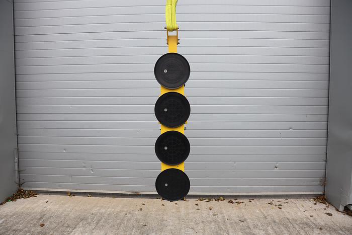 Used 2017 Wood's Powr-Grip P11104 Glass Vacuum Lifter