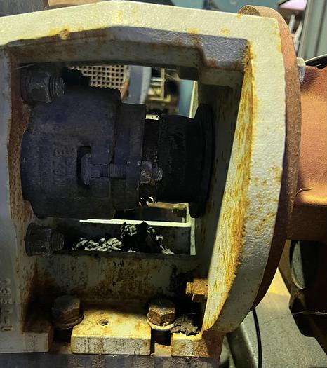 Used SEEPEX sludge cake pump