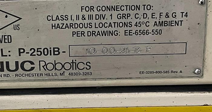 Used 2013 FANUC FANUC P250iB/15