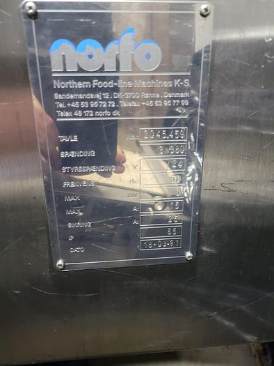 Used Norfo Multi-bandsaw fish finger cutting system