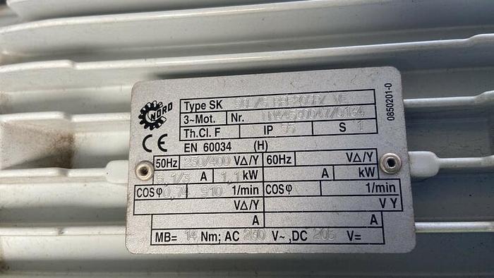 Gebraucht Enercon E-40 6.44, 600 kW Azimutgetriebe mit Motor, SAP 72434, 21767, 21766