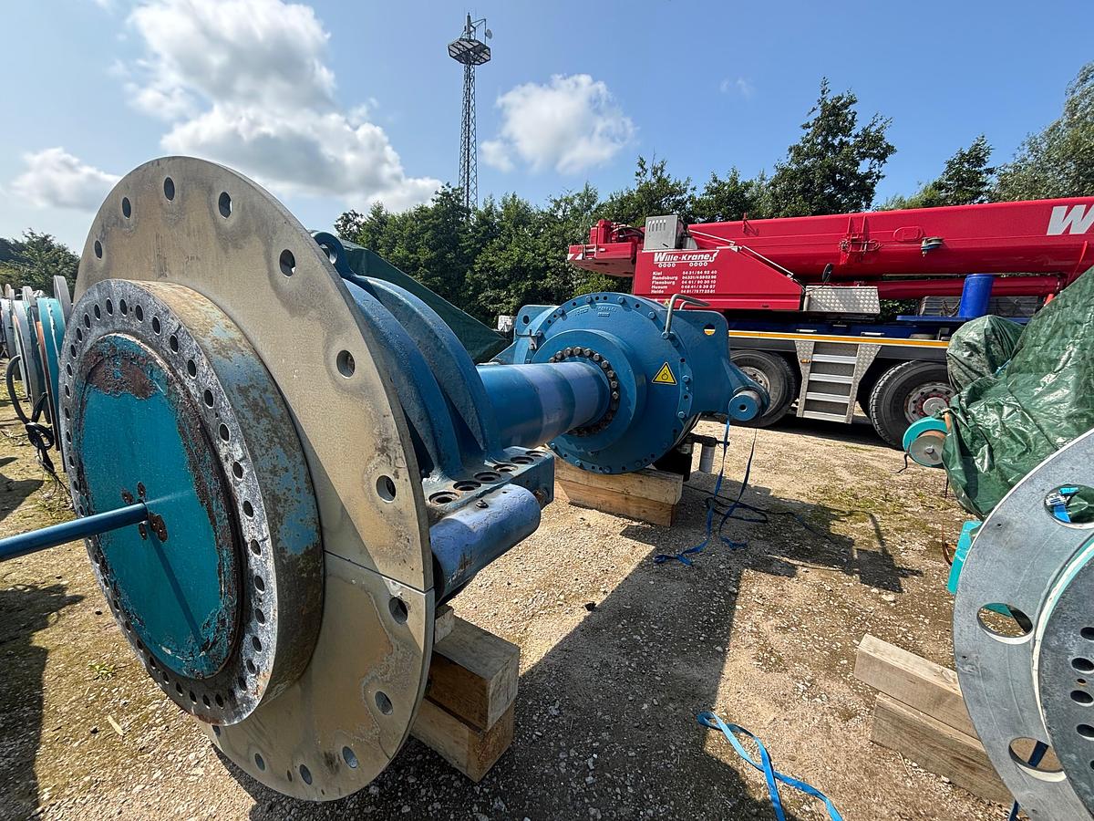 Gebraucht Nordex N60 N62 Triebstrang, Getriebe mit Hauptwelle 