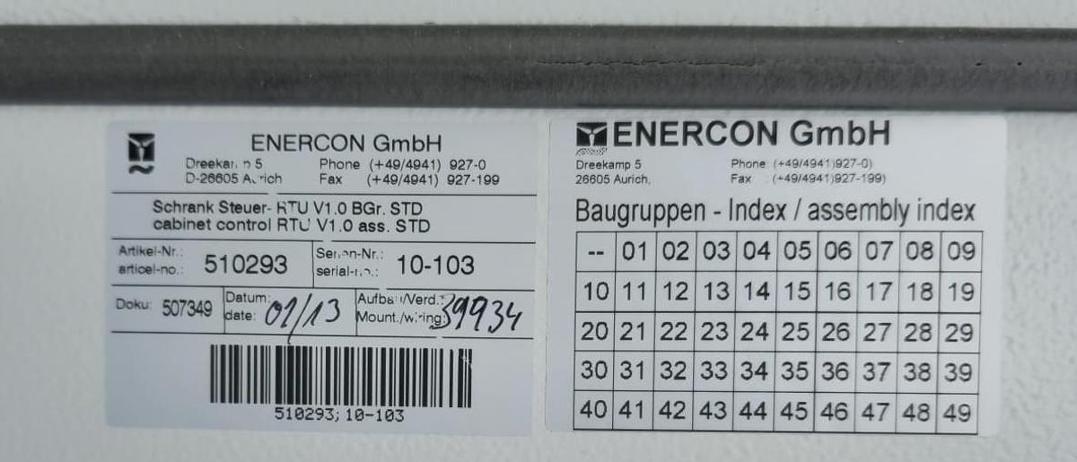 Gebraucht Enercon E-70 E4 RTU V1.0 BGr. STD