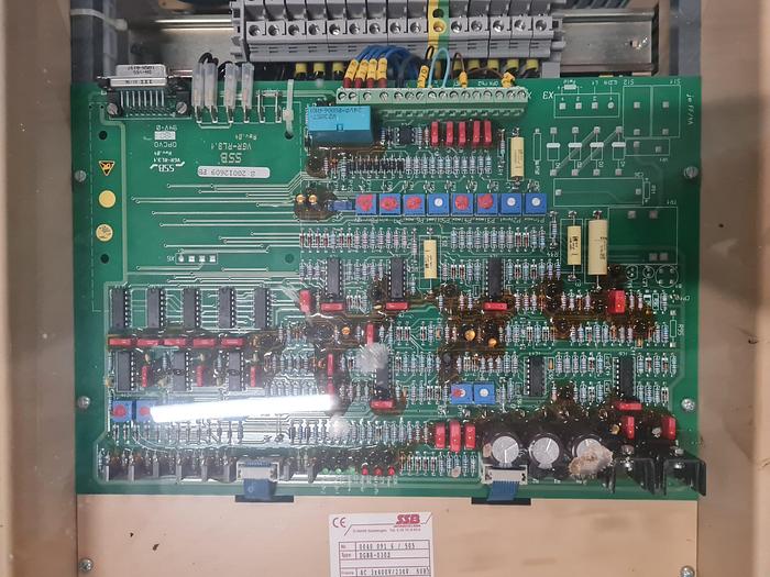 Gebraucht GE Tacke TW 1,5 S Achsschaltschrank-Akkukiste incl. Pitchboard / pitch box, Nr. 0040 091 6 / 505, Typ: GNR-030S