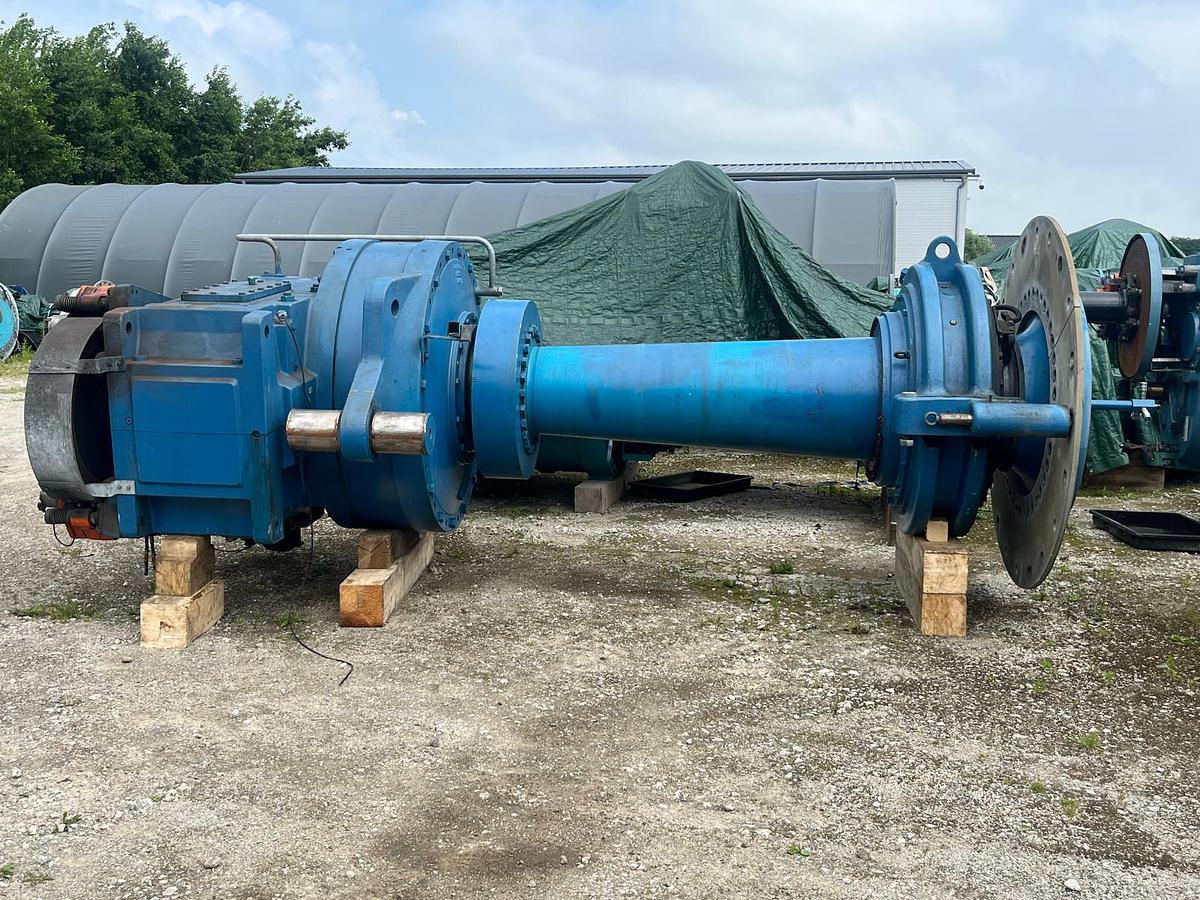 Gebraucht Nordex N60 N62 Triebstrang, Getriebe mit Hauptwelle
