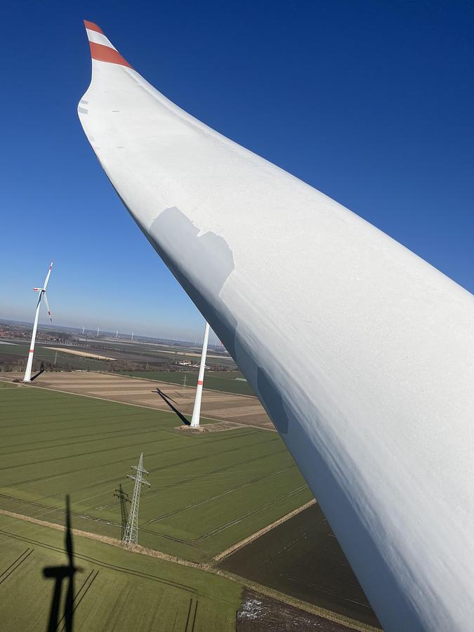 Gebraucht Enron EW 37.3 B Set Rotorblades Rotorblätter GE 1.5 SL 77 m Rotor