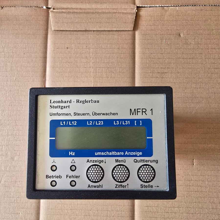 Gebraucht LEONHARD-REGLERBAU MFR 1170 M, MULTI FUNCTION PROTECTION RELAY