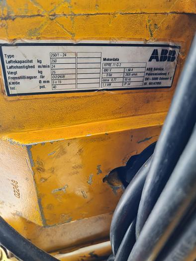 Gebraucht AN Bonus 1300 B 62 Kettenzug 85 m ABB 250 1 – 24