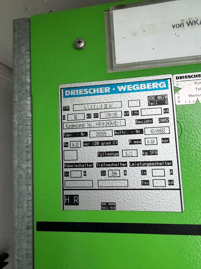 Gebraucht Kompakstation / Trafostation  GE 1.5 S/SL 1300 kW, 30 kV / 690 V, 1600 kVA