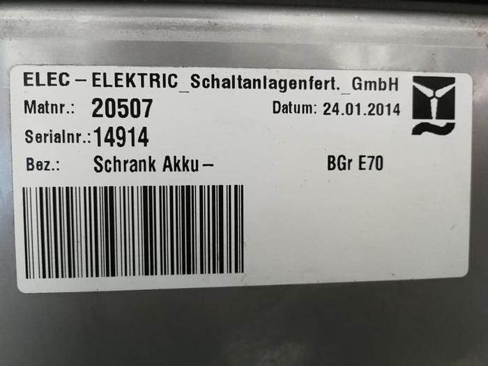 Gebraucht Enercon E-66 / E-70 Akkukiste, Art-Nr. 20507